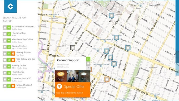 Foursquare para Windows 10 Foursquare para Windows 10