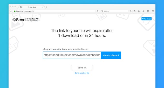 Firefox Send Firefox Send
