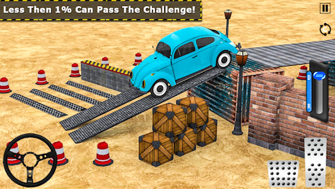 Classic Car Parking Real Driving Test