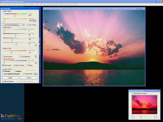 LightBox Free Image Editor LightBox Free Image Editor