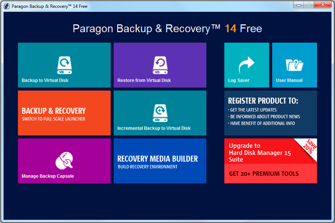 Backup & Recovery 14 Free Edition Backup & Recovery 14 Free Edition