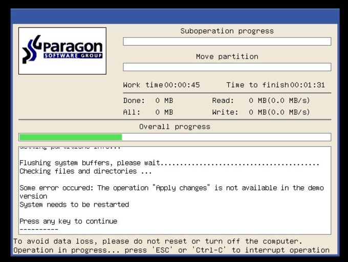tutorial paragon partition manager