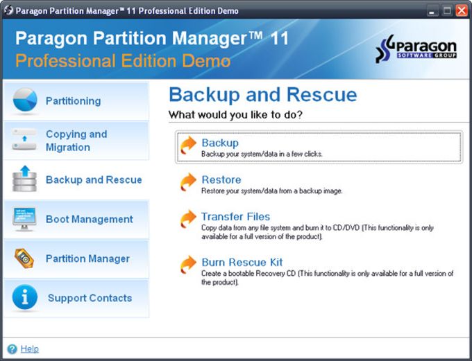 paragon partition manager download