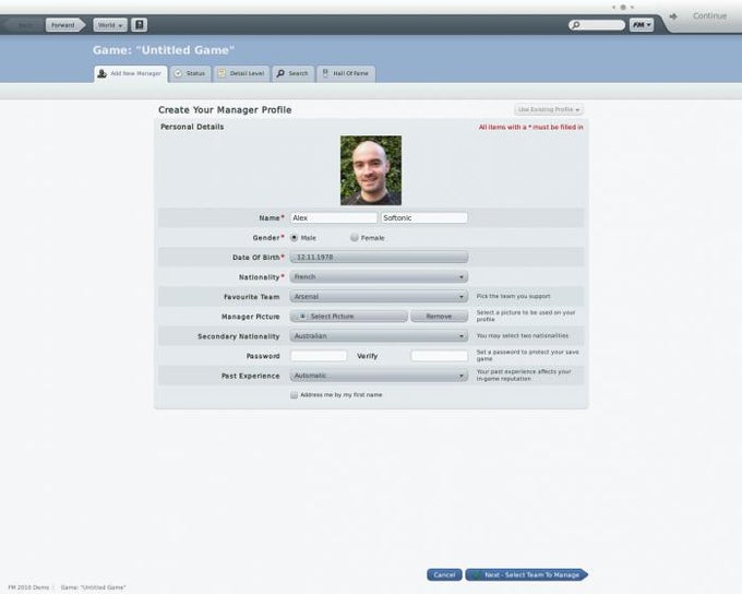 Football Manager 2010 Football Manager 2010