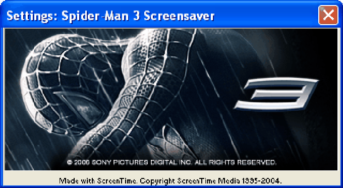 Spider-Man 3 Screensaver Spider-Man 3 Screensaver