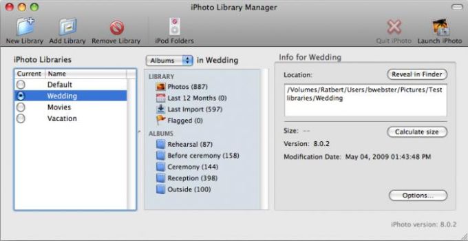 fat cat software iphoto library manager