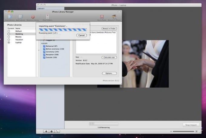 iPhoto Library Manager iPhoto Library Manager