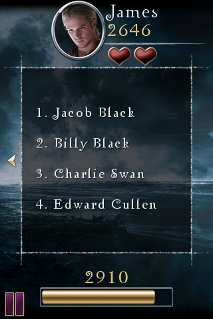 Twilight: The Movie Game Twilight: The Movie Game