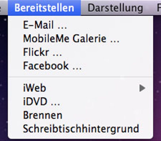 iPhoto iPhoto