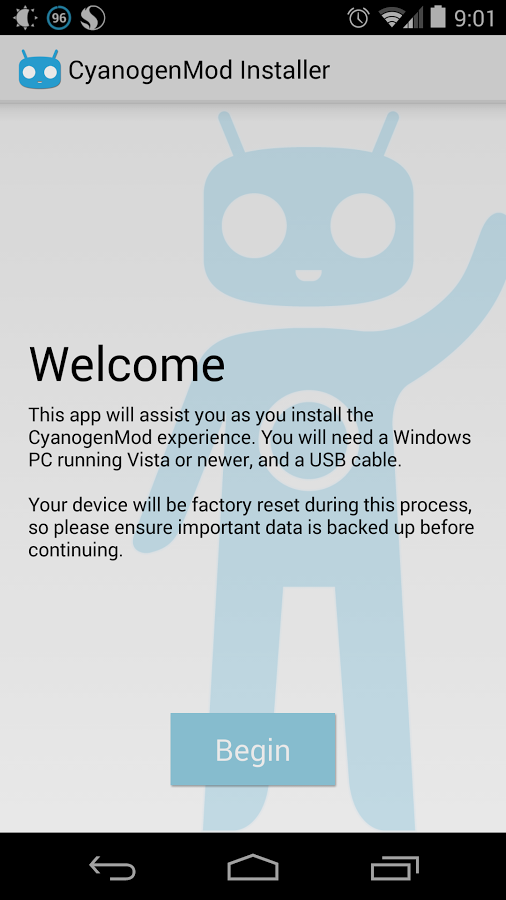 CyanogenMod Installer для Android — Скачать