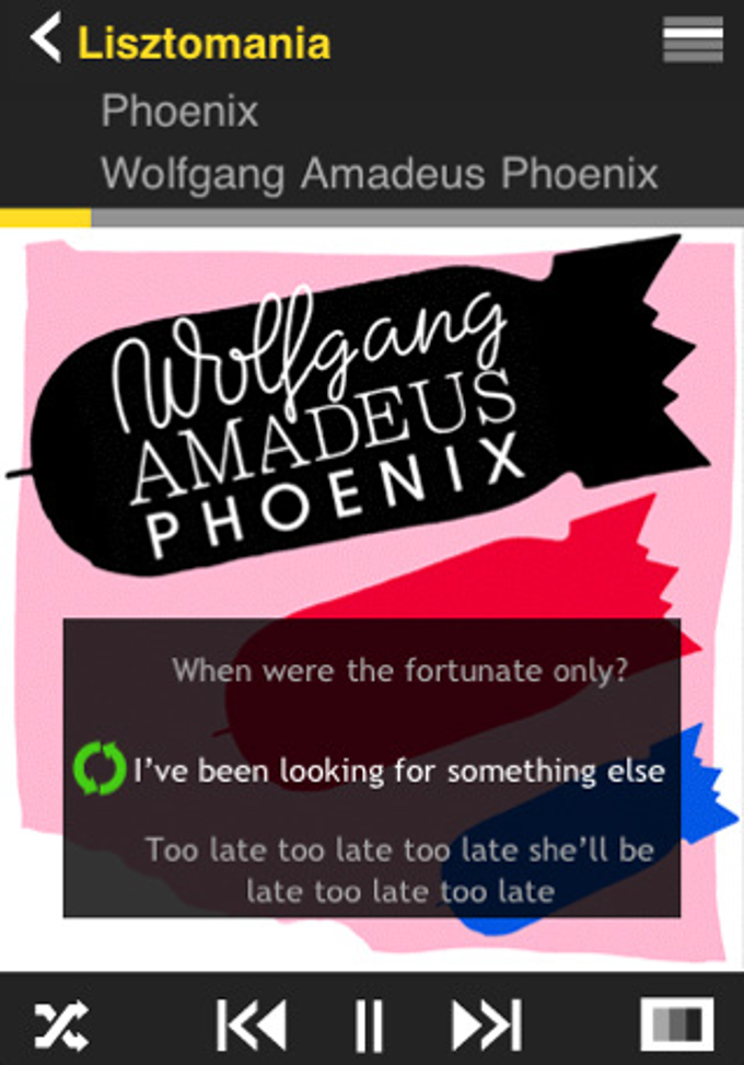 TuneWiki - Lyrics + Radio für iPhone TuneWiki - Lyrics + Radio für iPhone