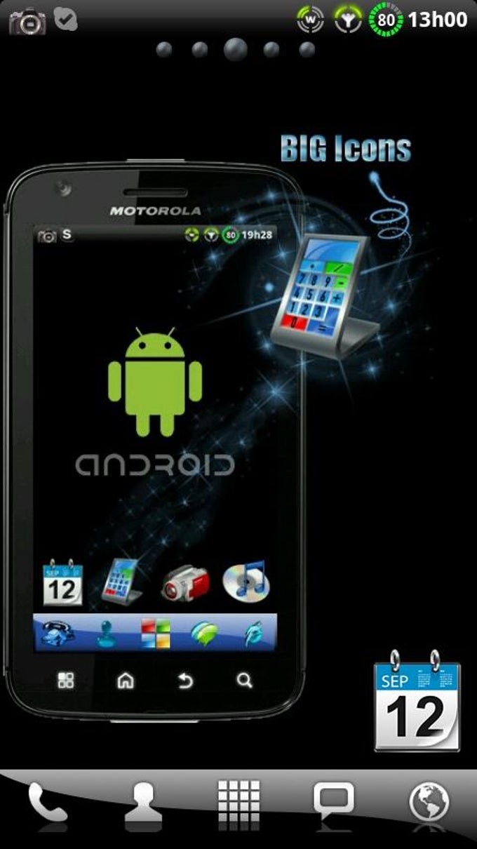 Tema Windows 7 para GO Launcher EX Tema Windows 7 para GO Launcher EX