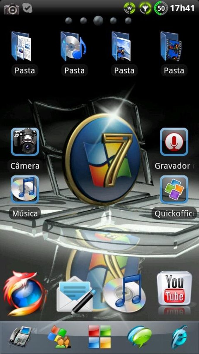 Windows 7 GO Launcher EX Theme Windows 7 GO Launcher EX Theme