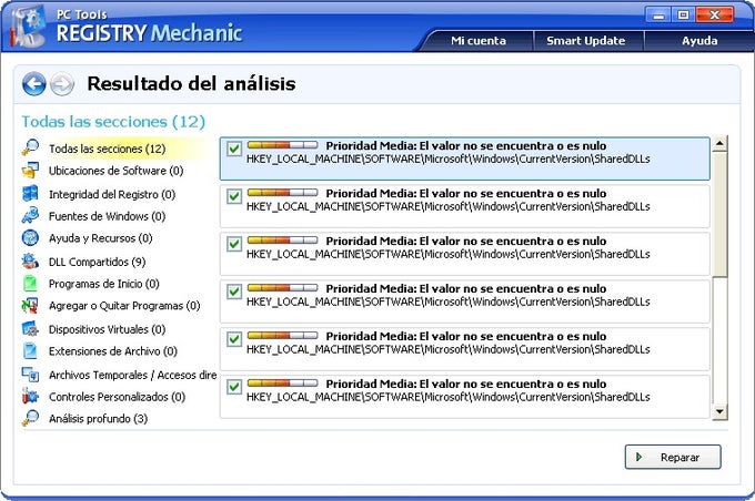 PC Tools Registry Mechanic PC Tools Registry Mechanic