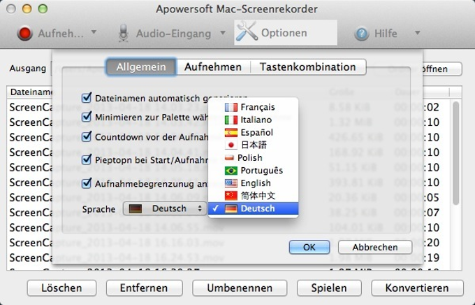 Apowersoft Mac-Screenrekorder Apowersoft Mac-Screenrekorder