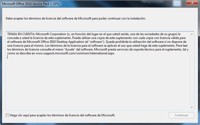 Service Pack 1 para Microsoft Office 2010 Service Pack 1 para Microsoft Office 2010