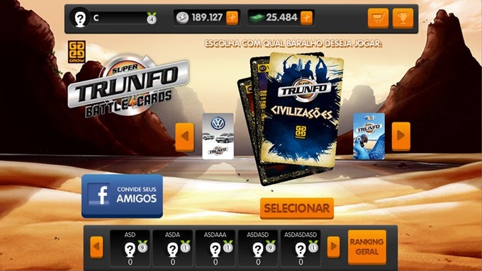 Super Trunfo Battle Cards Super Trunfo Battle Cards