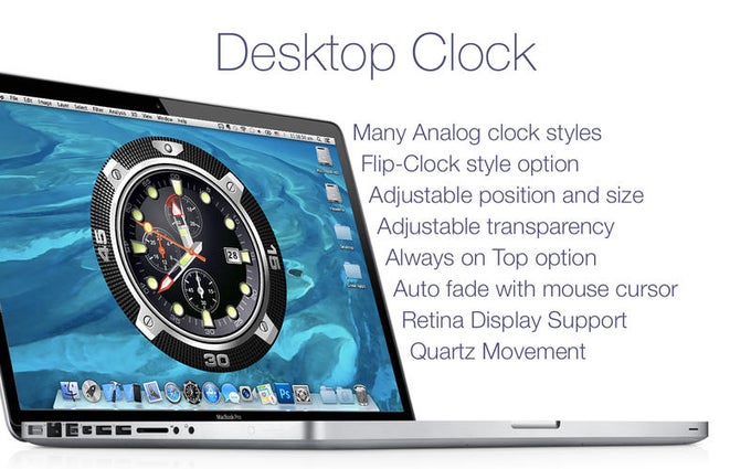 Desktop Clock: Wallpaper Clock & Live Dock Icon Desktop Clock: Wallpaper Clock & Live Dock Icon
