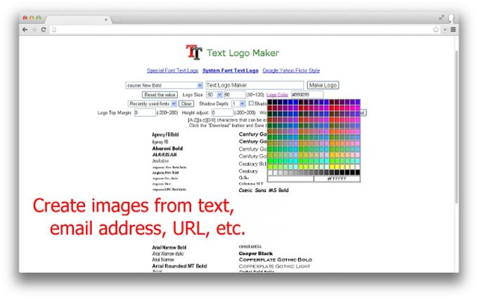 text logo design software free download