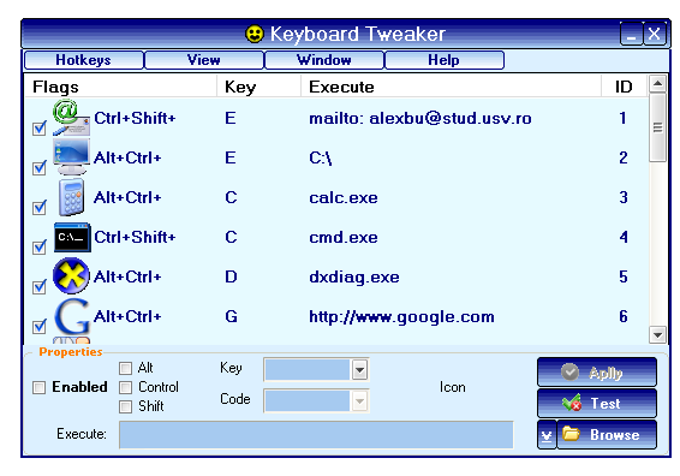 Keyboard Tweaker Keyboard Tweaker