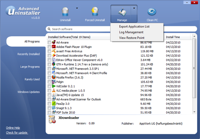 IObit Uninstaller IObit Uninstaller