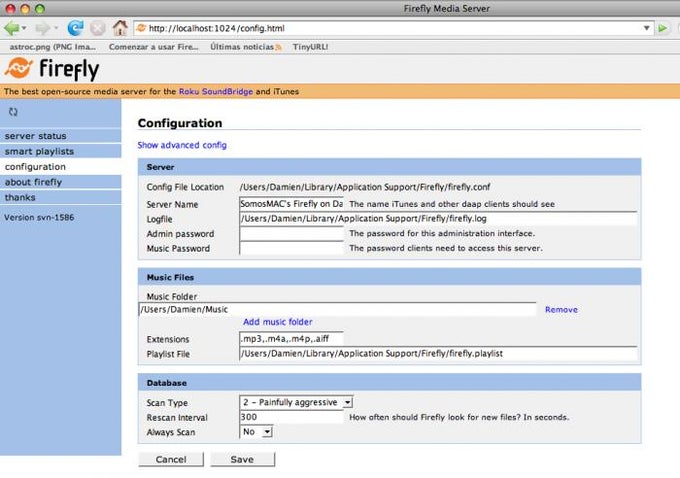 Firefly Media Server