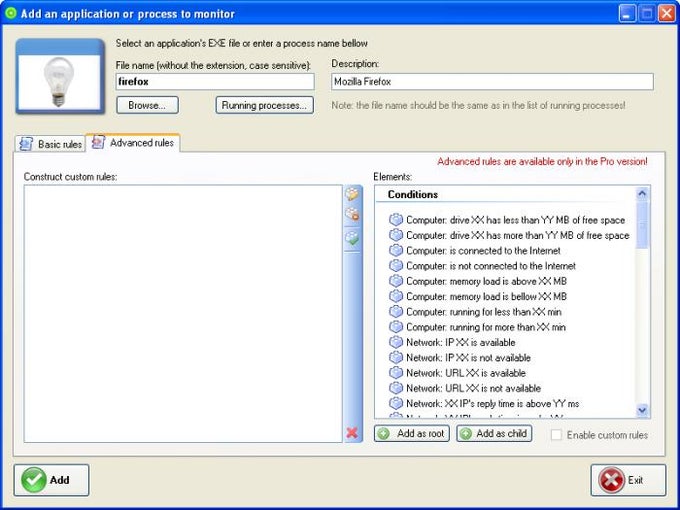 Kiwi application monitor Kiwi application monitor