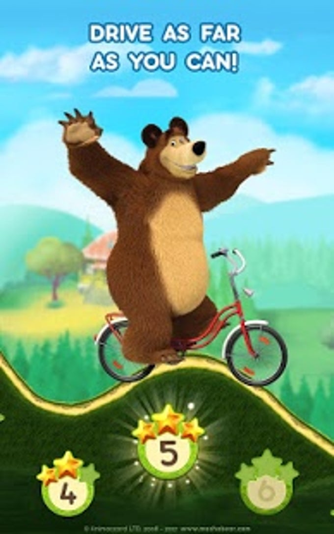 Masha and the Bear Hill Climb and Car Games Masha and the Bear Hill Climb and Car Games