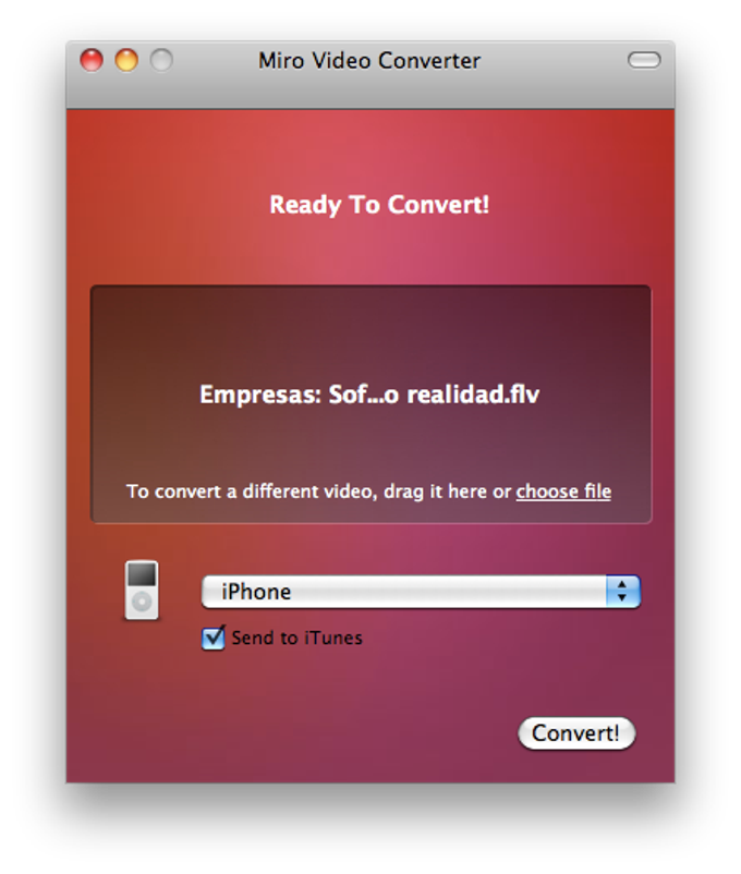 Miro Video Converter (MVC) Miro Video Converter (MVC)
