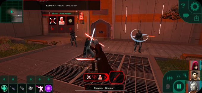 Star Wars Knights Of Old Republic Android HD Gameplay