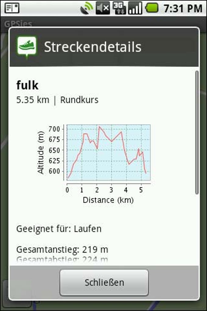 Gpsies für Android Gpsies für Android