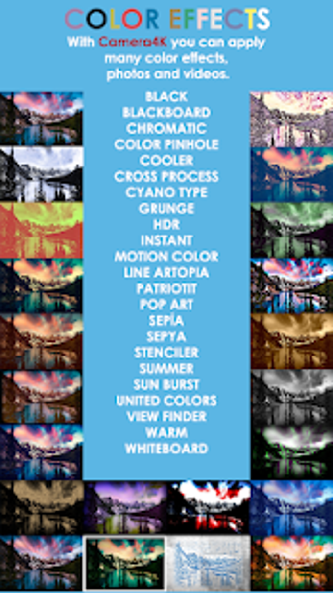 Camera4K Perfect Selfie Video Photo Editor