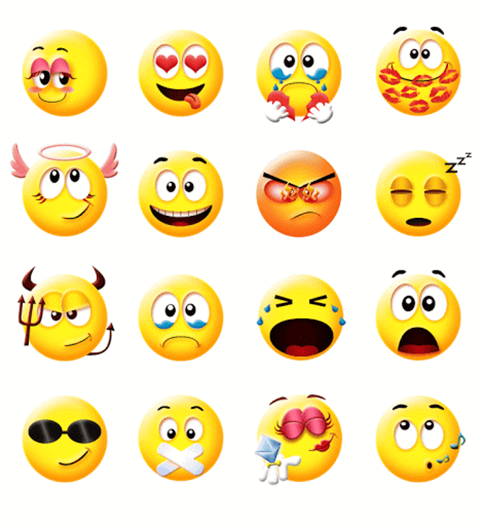 Cute Smiley Gif Emoji Sticker Cute Smiley Gif Emoji Sticker