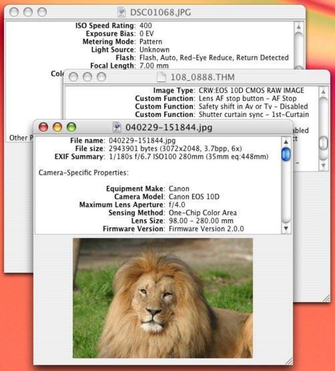 exif viewer for mac