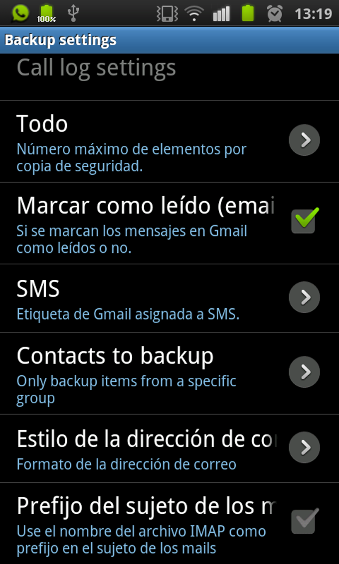 sms backup app xml