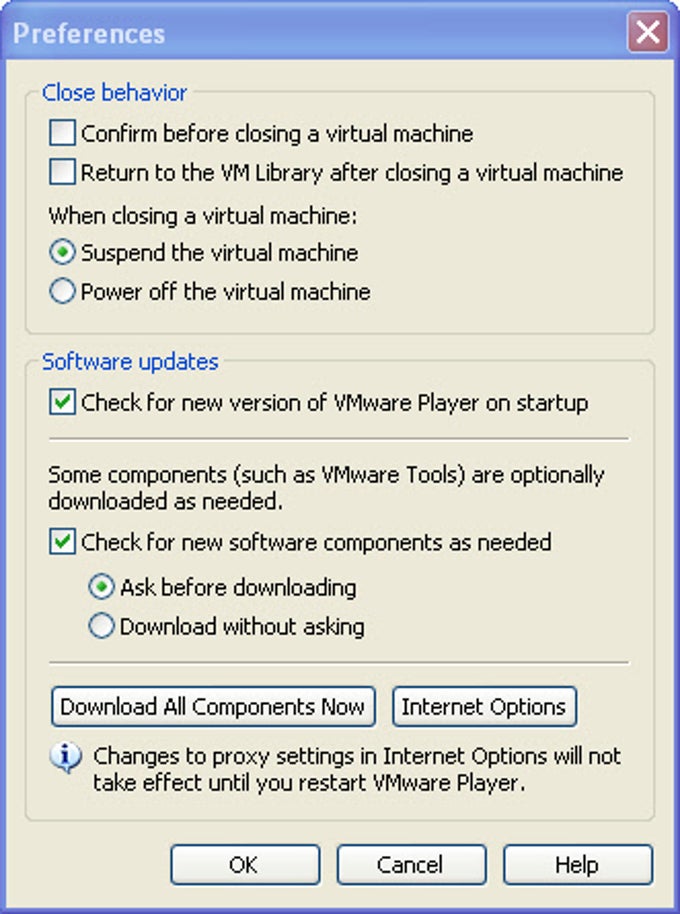 VMware Player VMware Player