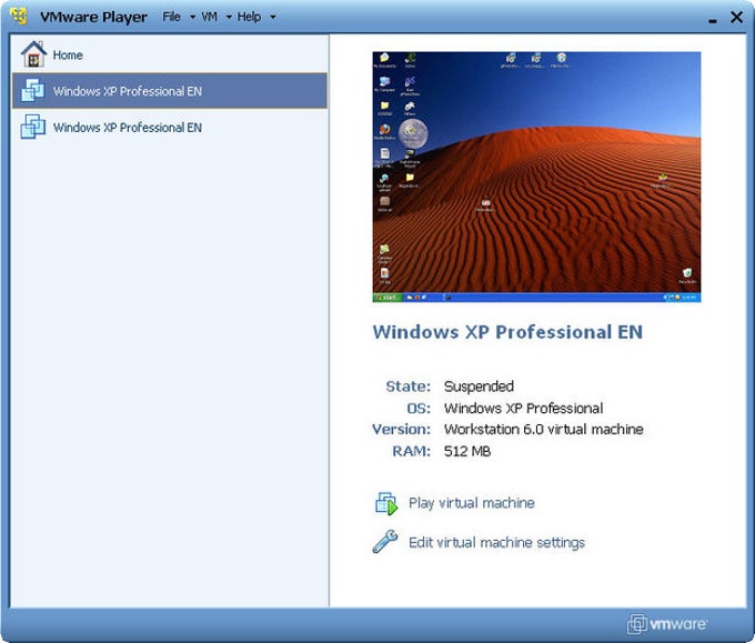 VMware Player VMware Player