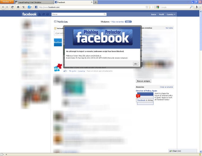 Facebook Phishing Protector Facebook Phishing Protector