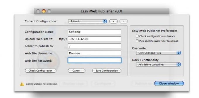 Easy iWeb Publisher