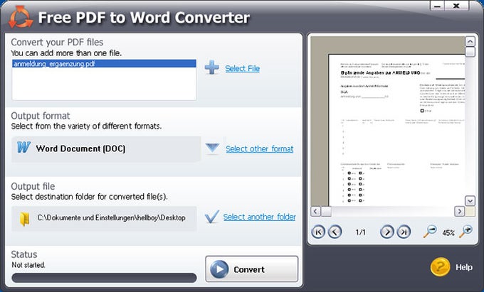 SmartSoft Free PDF to Word Converter SmartSoft Free PDF to Word Converter