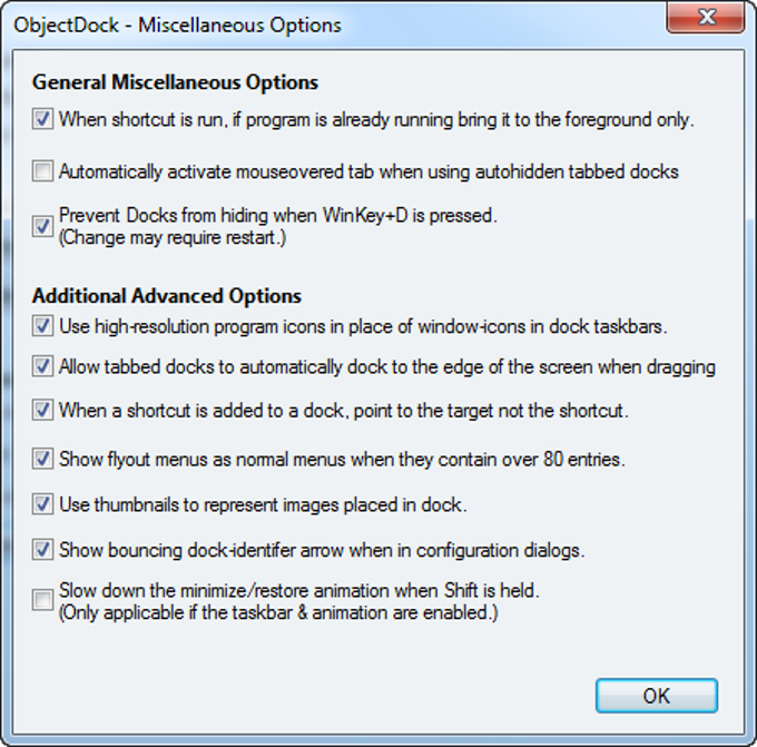 ObjectDock ObjectDock