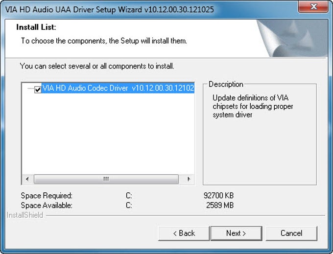 installer via hd audio deck for windows