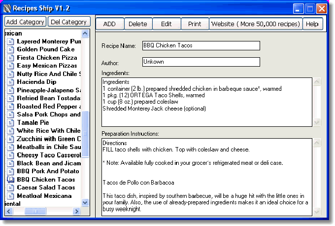 Recipes Ship Recipes Ship