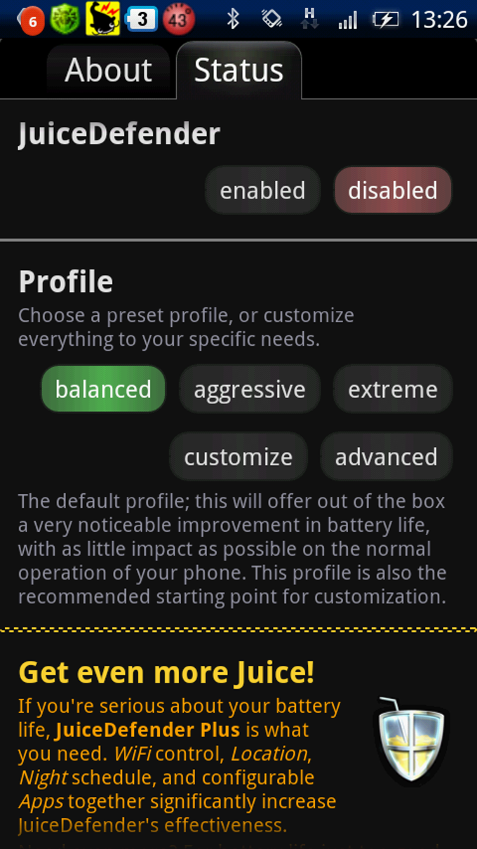 JuiceDefender-battery saver JuiceDefender-battery saver