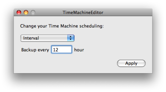 time machine editor