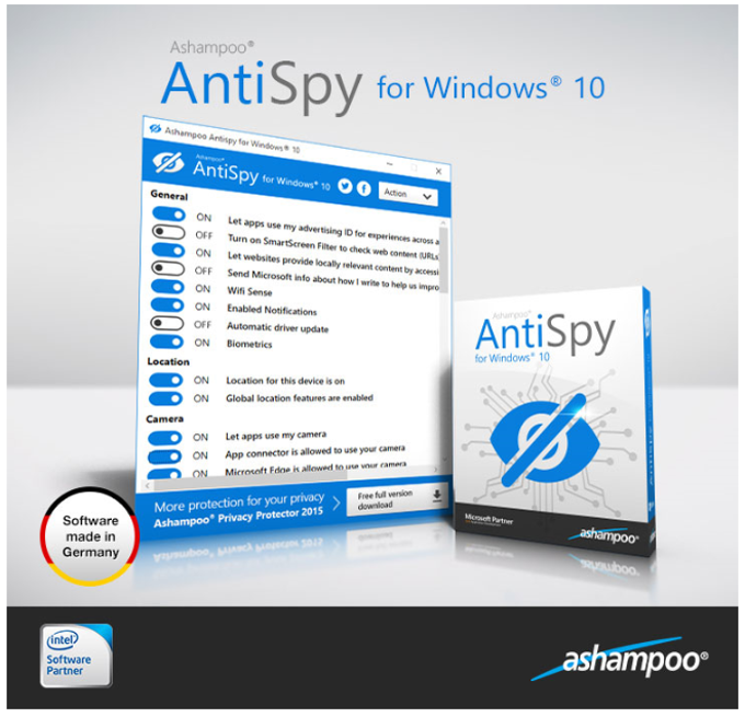 Ashampoo AntiSpy for Windows 10
