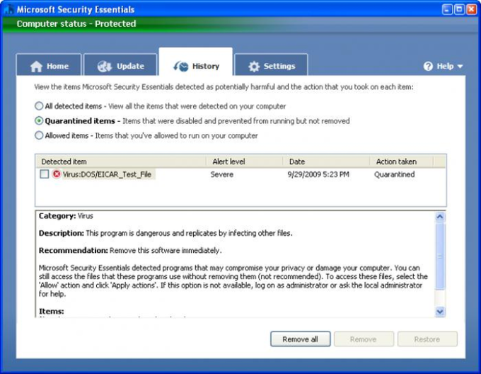 microsoft security essentials windows xp 32 bit