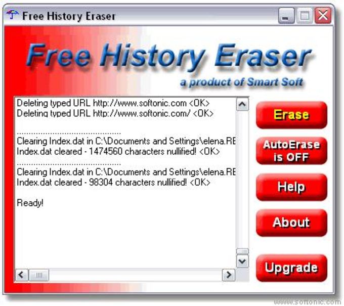 Bạn đang tìm kiếm một phần mềm xóa lịch sử miễn phí? Vậy thì không nên bỏ qua cơ hội tải về phần mềm này. Với sự giúp đỡ của nó, bạn có thể xóa toàn bộ thông tin nhạy cảm và bảo vệ sự riêng tư của mình. Nhấp vào hình ảnh để tải về phần mềm xóa lịch sử miễn phí ngay bây giờ.
