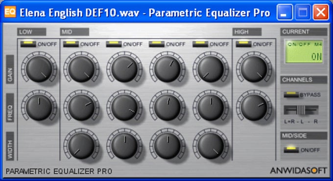 Parametric Equalizer Pro Parametric Equalizer Pro