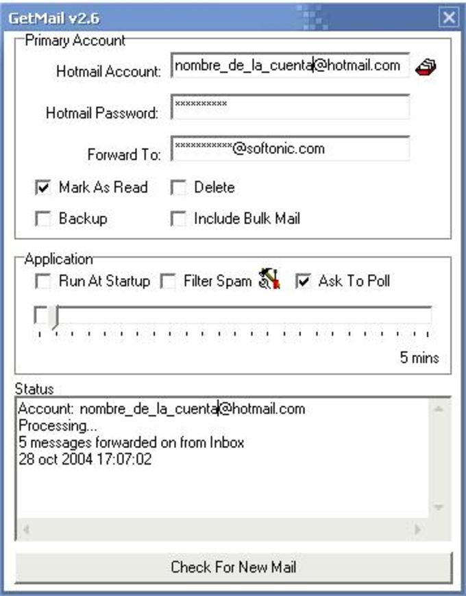 Getmail for hotmail download to outlook configurar mysql workbench 5.2 century